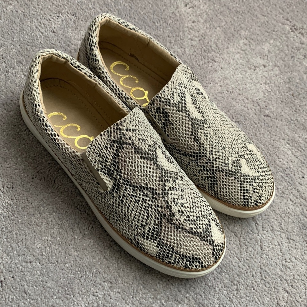 Snakeskin sneakers